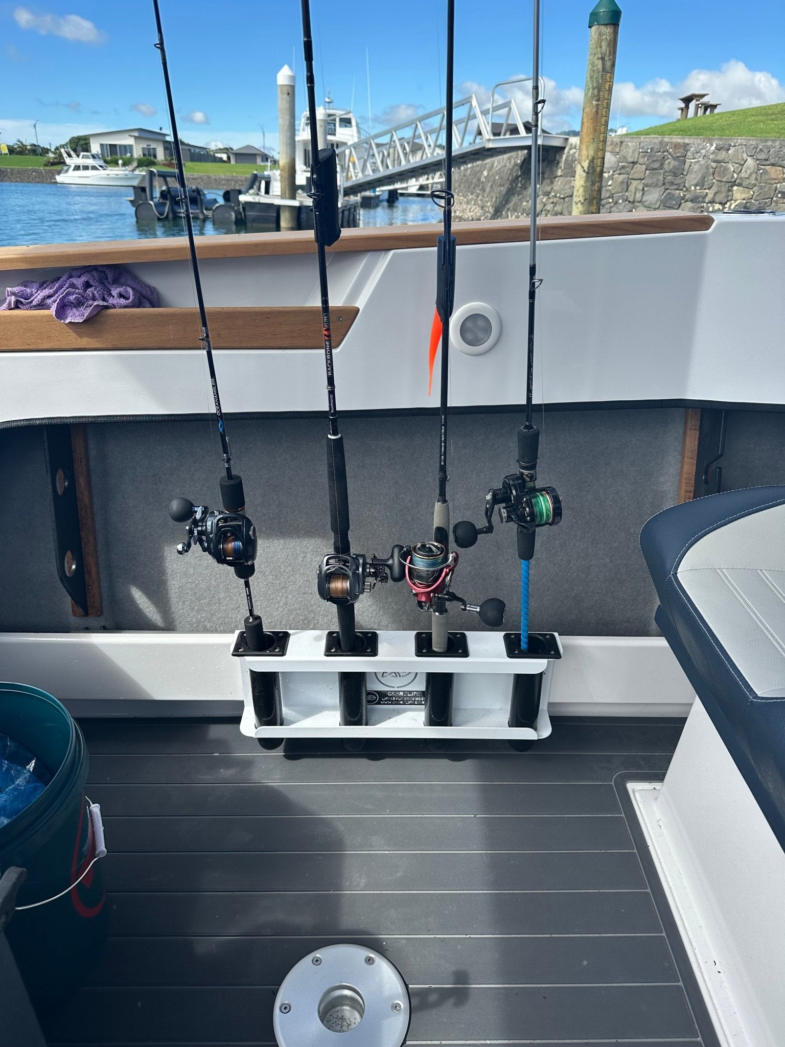 How many rod Holders are there in a boat?