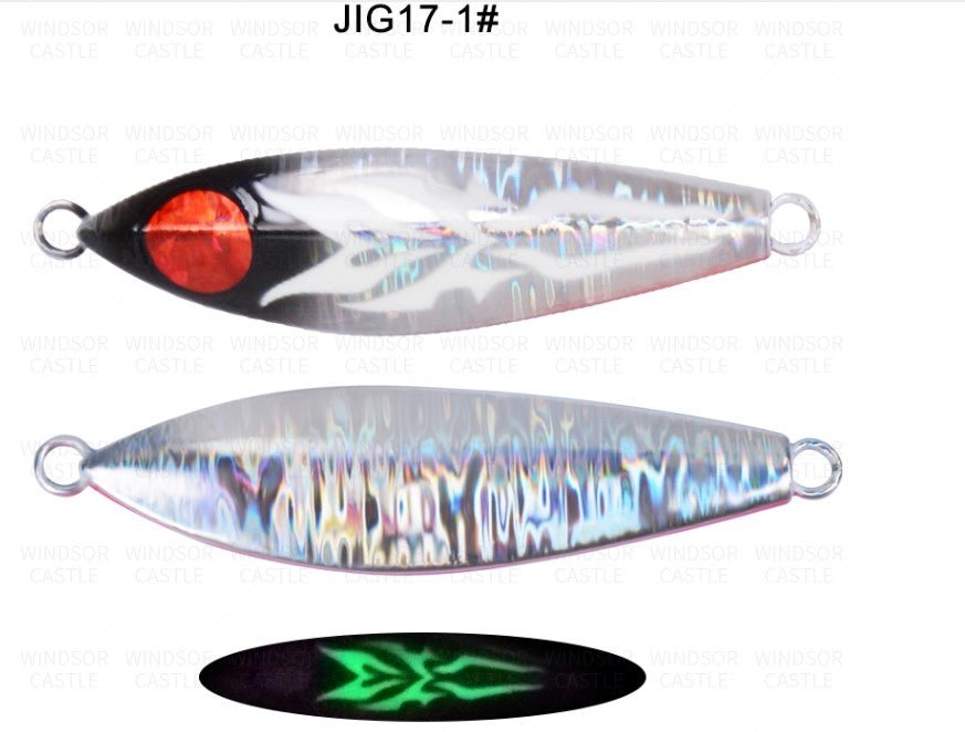 Fish 3D Eyes Saltwater Fishing Lure Metal Jig Lure - Gr8nzlife