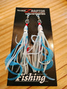 Raptor Z High Quality Jigging Lure Double Assist hook with Squid Skirt Luminous - Gr8nzlife